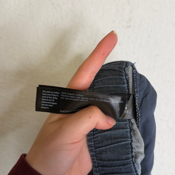 Eileen Fisher 100% Cotton Lightweight Denim-Wash Soft Pants - Picture 6 of 6